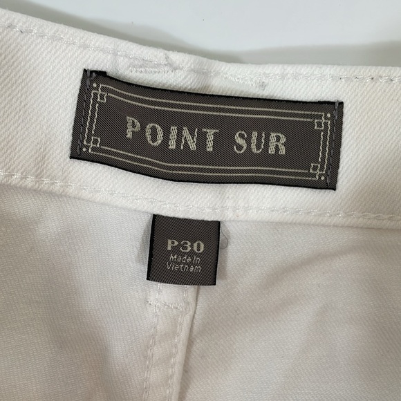 J. Crew Point Sur Wide Leg Cropped Pant Size P30 Petite EUC - Picture 5 of 10